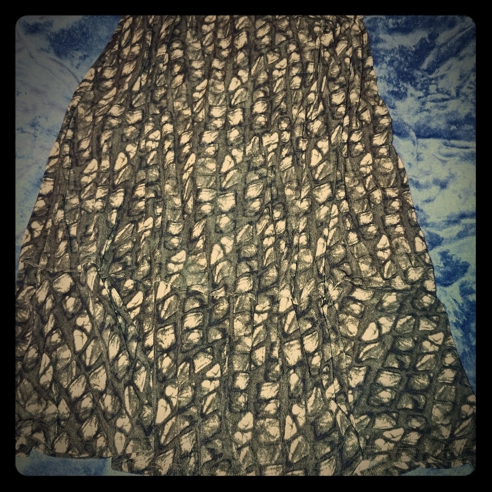 Vintage leopard print skirt